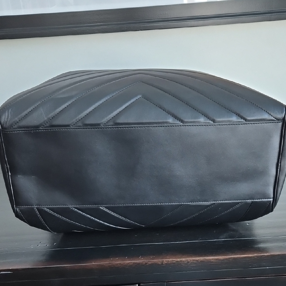 Stella McCartney Alter Nappa Black Star Embossed Overnight Duffel - Picture 12 of 17